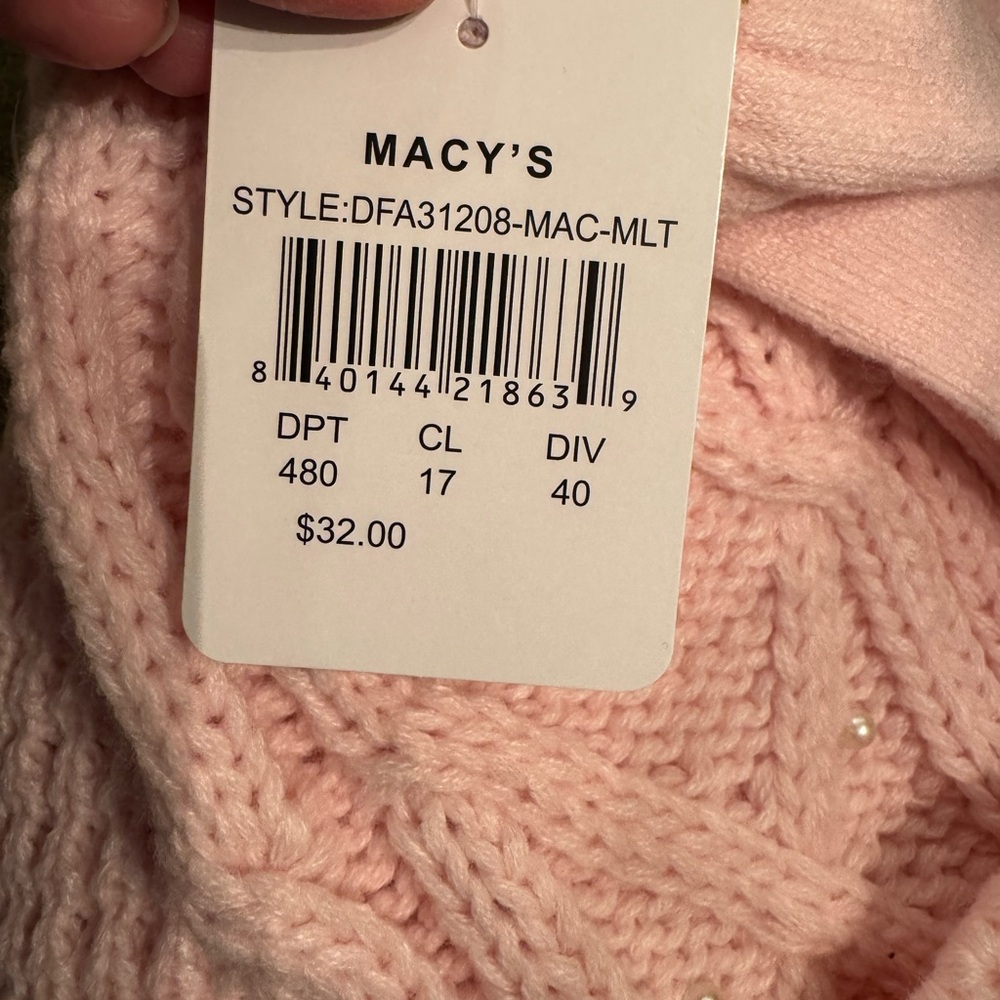 NWT Love 2 Design Girls Cozy Pink Knit‎ Hat, Scarf & Gloves Set - Picture 5 of 5